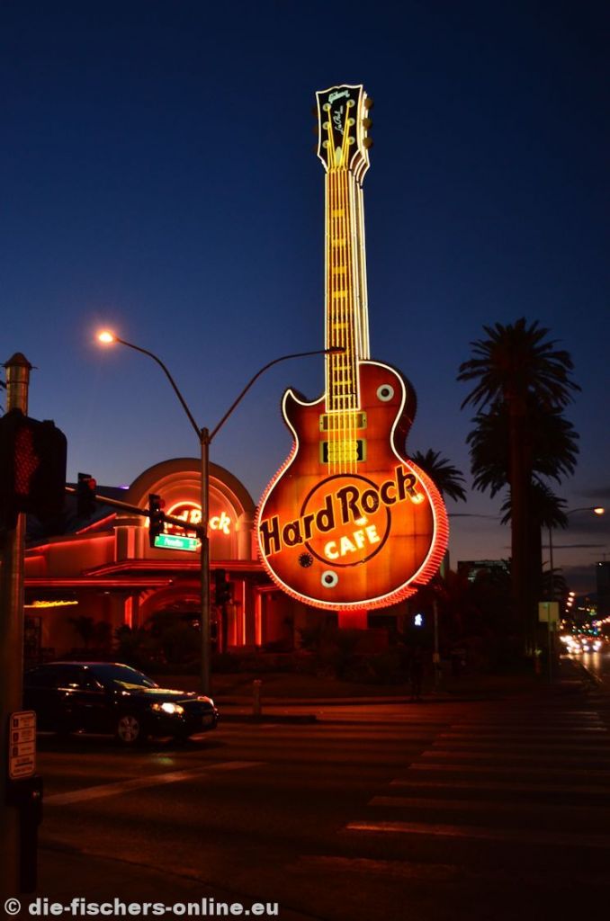 Las Vegas: Hard Rock Cafe
Etwas abseits des Strip findet man auch das Hard Rock Cafe Las Vegas. Natürlich befindet sich auch hier ein Casino...
