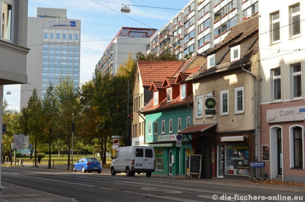 Krämpferstraße
Blick zum Hotel Radisson am Juri-Gagarin-Ring.
